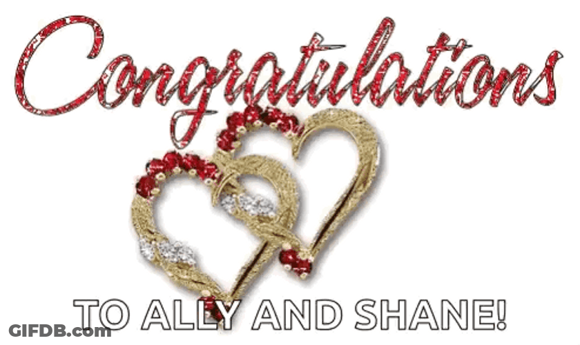 Congratulations Wedding Ally Shane GIF