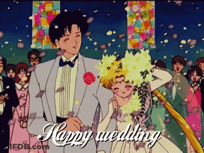 Congratulations Wedding Confetti GIF