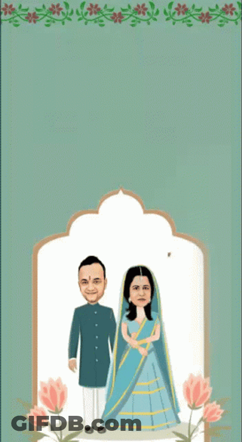 Congratulations Wedding Saket Monika GIF
