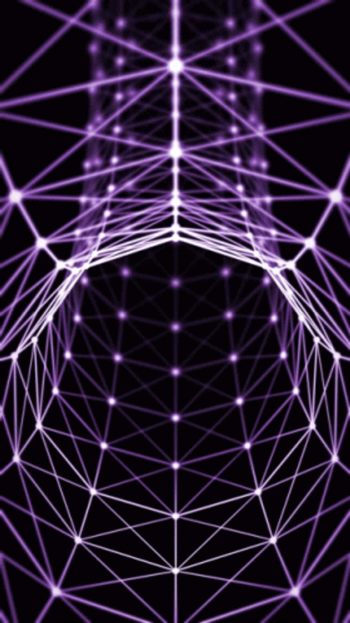 Connecting Dots Colorful Optical Illusion GIF