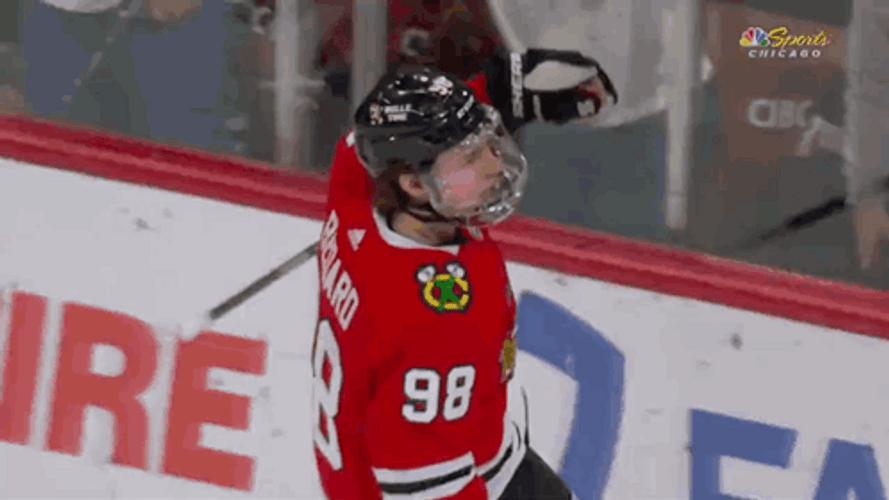 Connor Bedard Cheering GIF