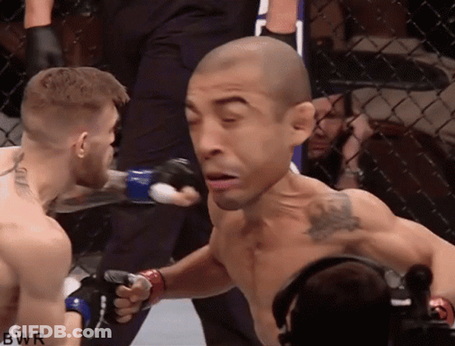 Connor Macgregor Punched Nate Diaz Face GIF