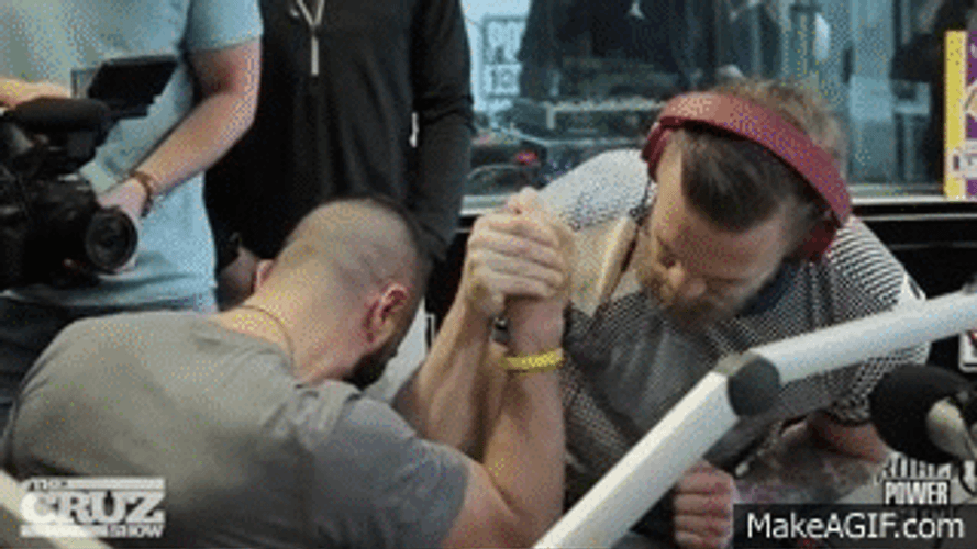 Conor Mcgregor Arm Wrestling GIF