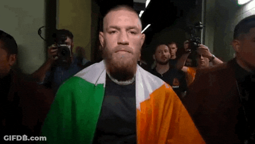 Conor McGregor Camera Stare Down GIF