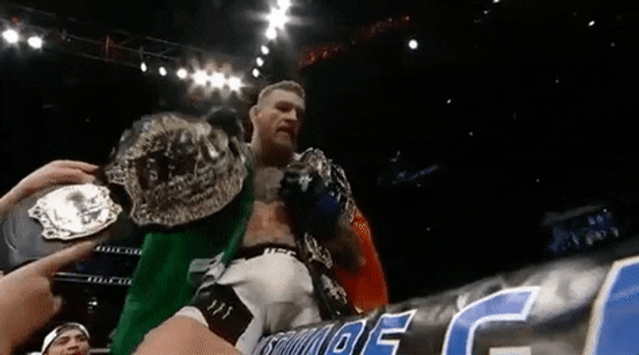 Conor Mcgregor Lifting Belts GIF