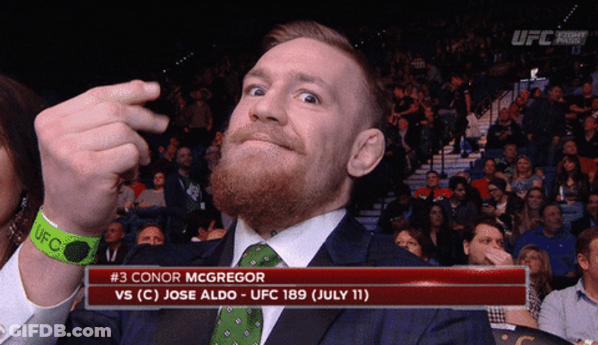 Conor Mcgregor Pay Me Hand Motion GIF