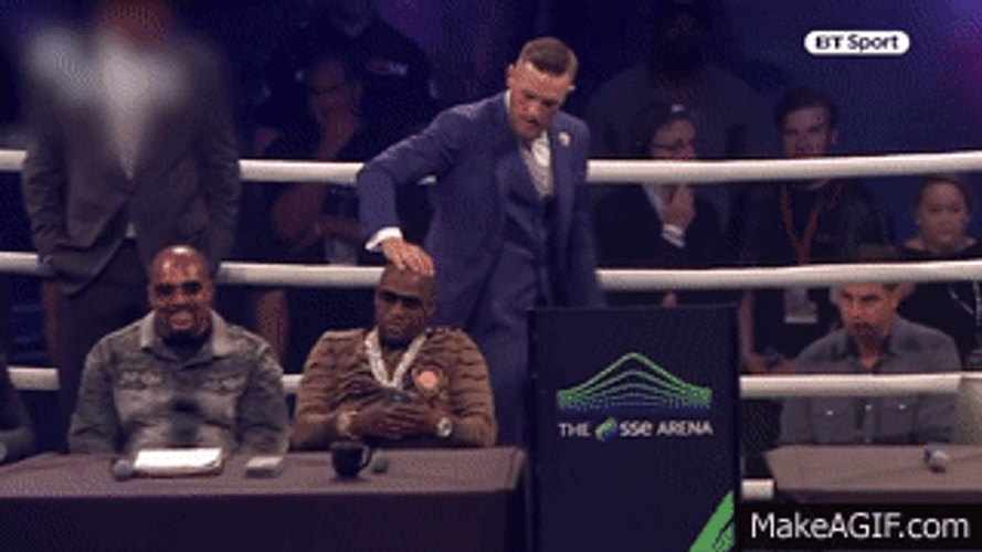 Conor Mcgregor Touching Head GIF