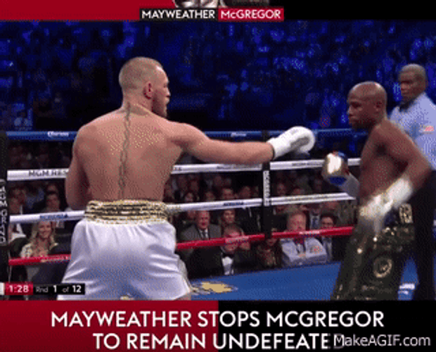 Conor Mcgregor Versus Floyd Mayweather GIF