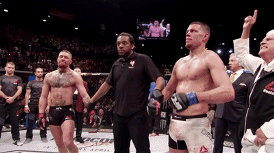 Conor Mcgregor Versus Nate Diaz GIF