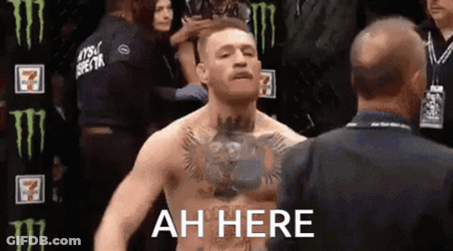 Conor Mcgregor Walk Ah Here GIF