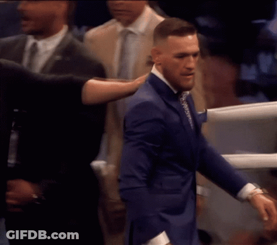 Conor Mcgregor Walk And Recognize Audience GIF