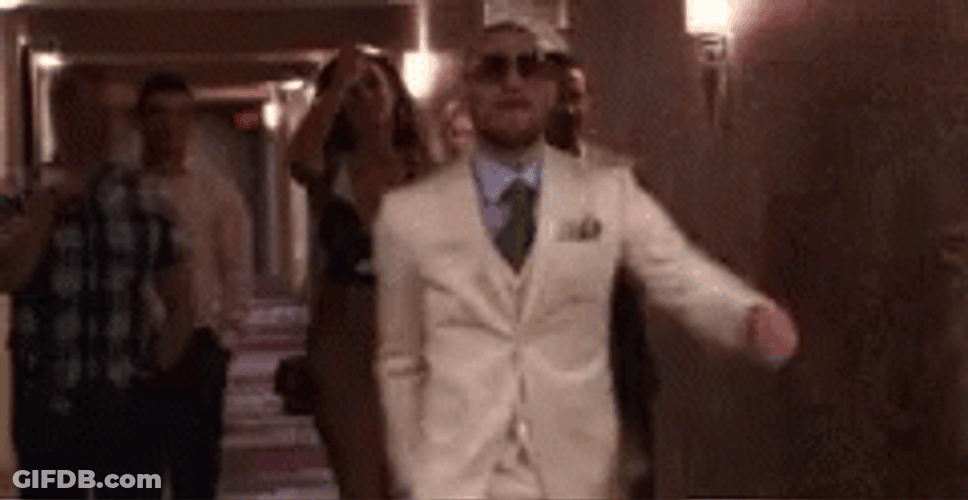 Conor Mcgregor Walk Like A Boss GIF