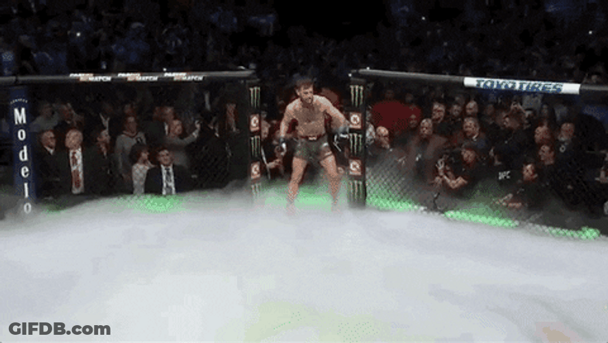 Conor McGregor Walk Sporting Signature GIF