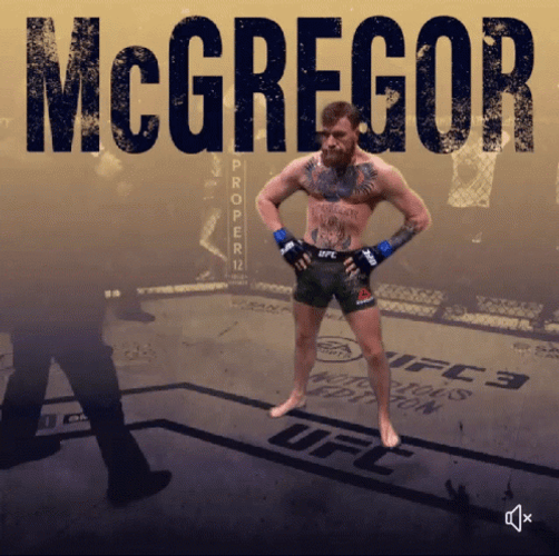 Conor Mcgregor Walk Strutting With Fire GIF