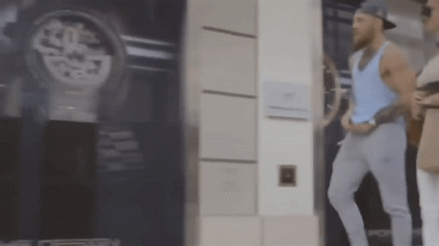 Conor Mcgregor With Wife GIF