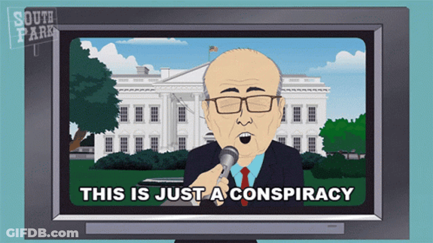 Conspiracy South Park News GIF