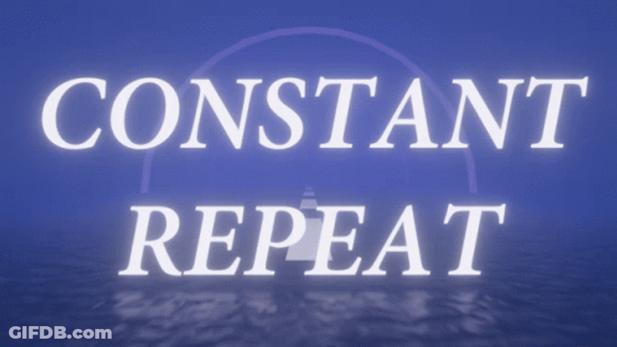 Constant Repeat Like A Broken Record GIF
