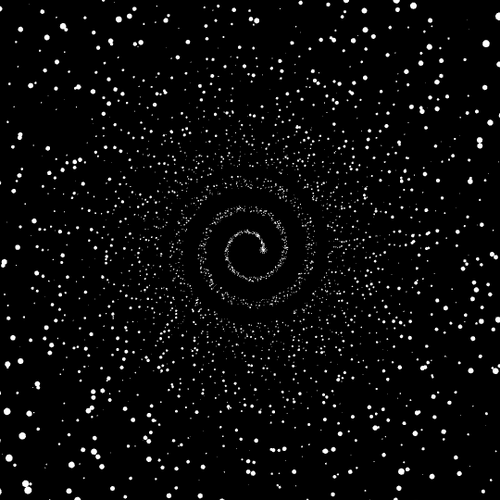 Constellations Spiral Loop GIF
