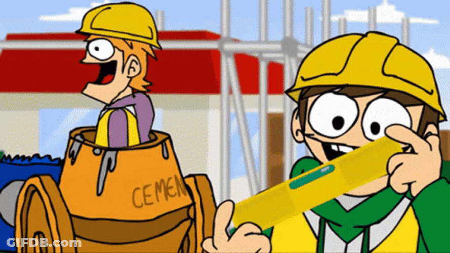 Construction Eddsworld Animation GIF