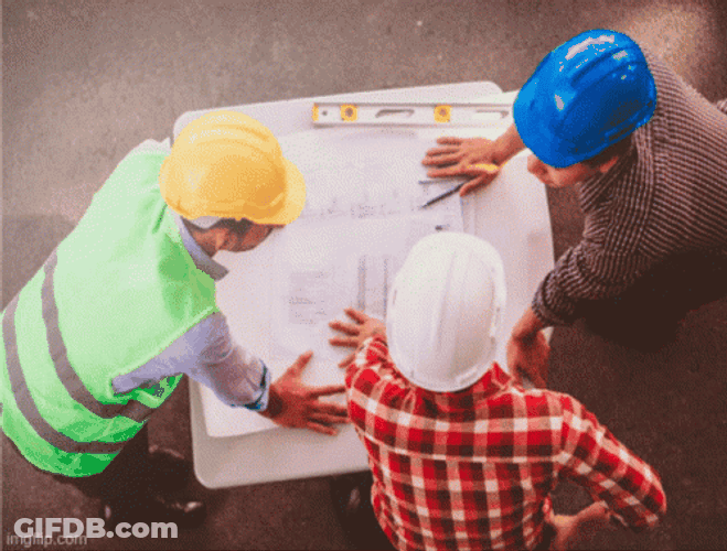 Construction Team At Work GIF