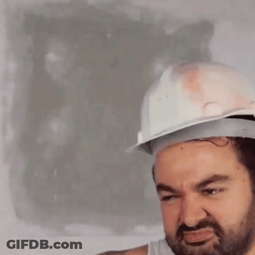 Construction Worker Lazy GIF