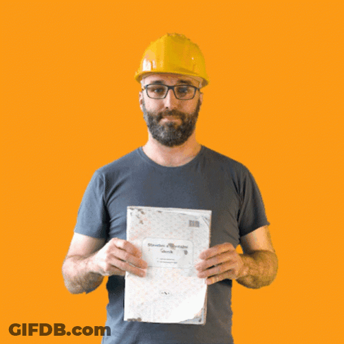 Construction Worker Unsatisfied GIF