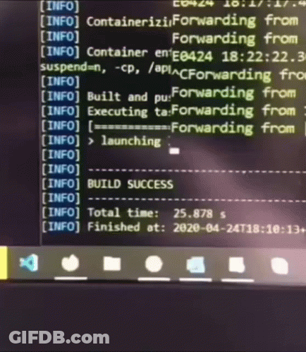 Container Transfer On Computer Screen GIF