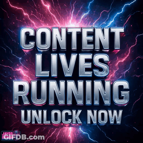 Content Lives Running Unlock Now Sign GIF
