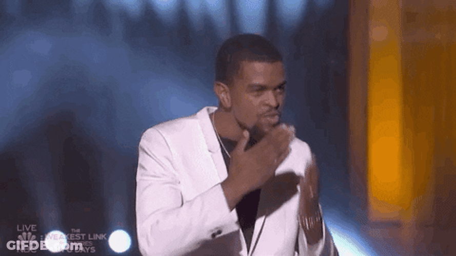 Contestant Implying Thank You All GIF
