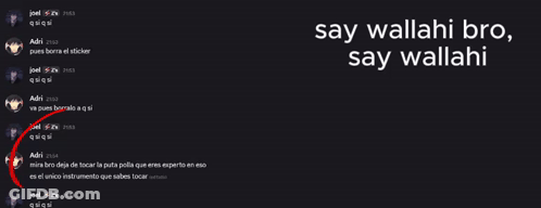 Conversation Saying Say Wallahi Bro GIF