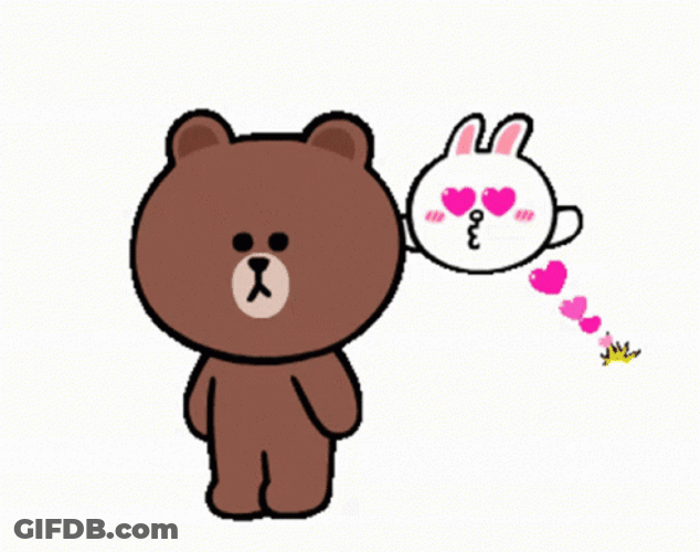 Cony And Brown Back Lift GIF