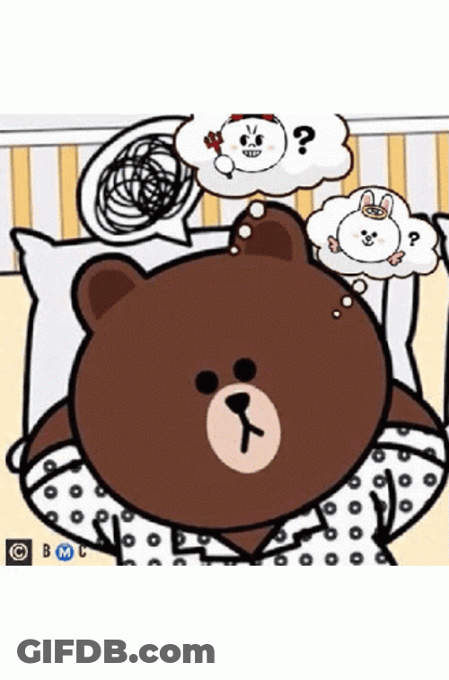 Cony And Brown Dreaming GIF