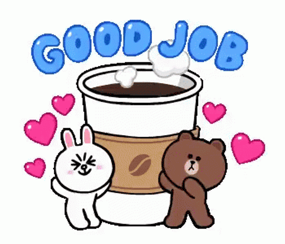 Cony And Brown Good Job GIF