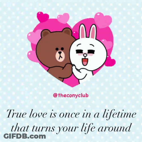 Cony Brown I Love You True Love GIF