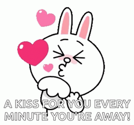 Cony Sending Kisses GIF