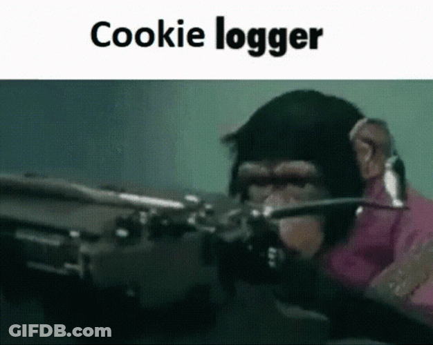Cookie Logger Monkey Typing GIF