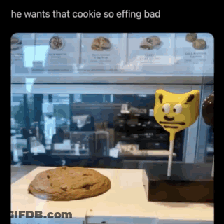 Cookie Lollipop He Wants That Cookie So Effing Bad GIF