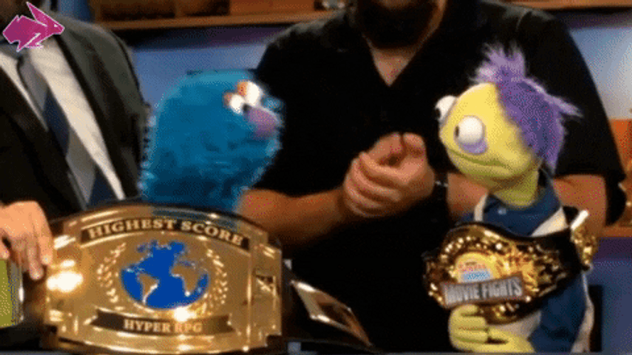 Cookie Monster Play Like A Champion To Win GIF