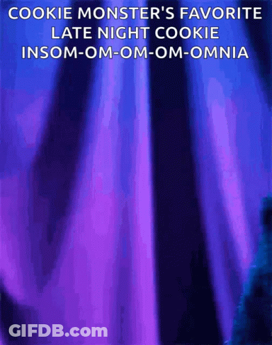 Cookie Monster's Favorite Late Night Cookie GIF