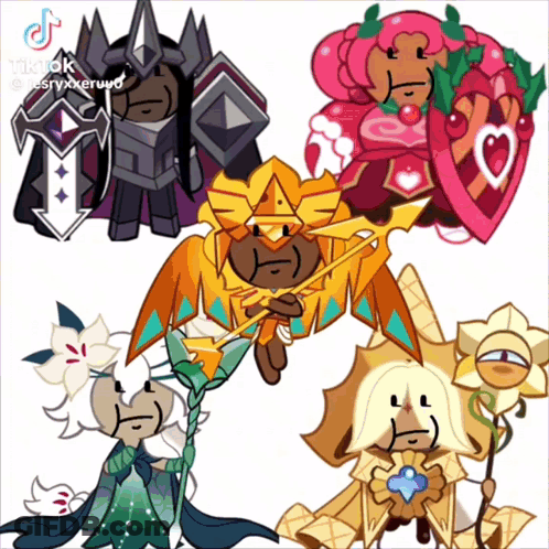 Cookie Run Characters Knight And Princess GIF
