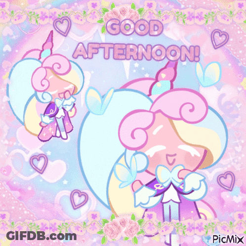 Cookie Saying Good Afternoon GIF