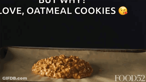 Cookie With Bite Taken Out On Pink Background GIF