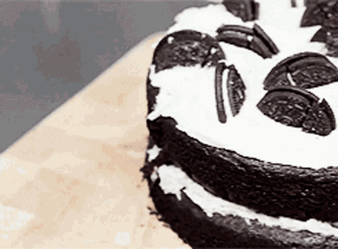 Cookies And Cream Cake GIF