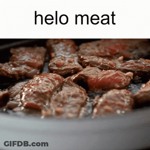Cooking A Tender And Juicy Meat GIF