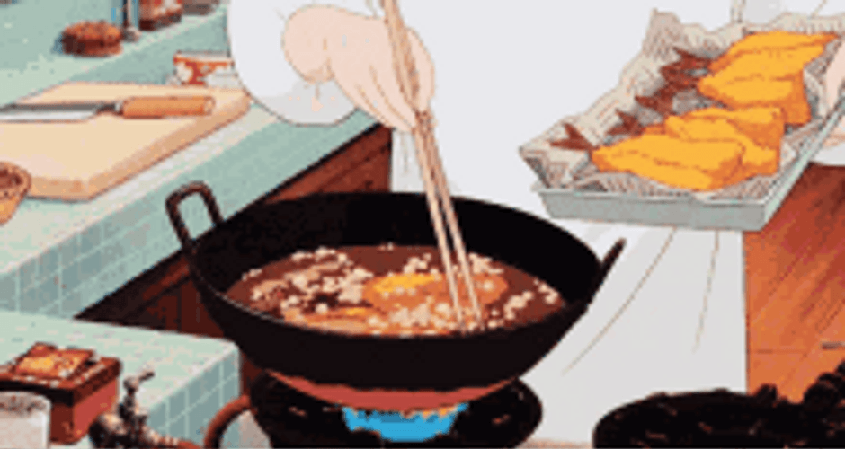 Cooking Delicious Meal GIF