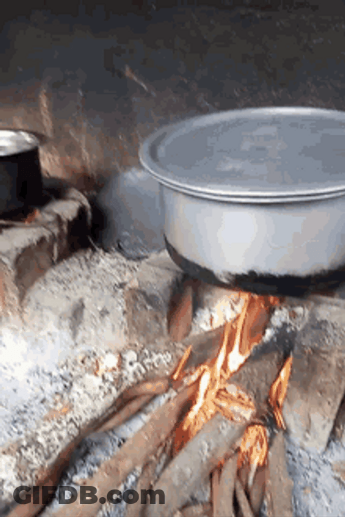 Cooking On Firewood GIF