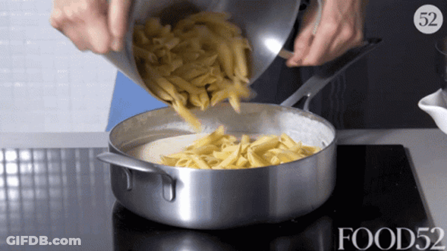 Cooking Pasta Penne GIF