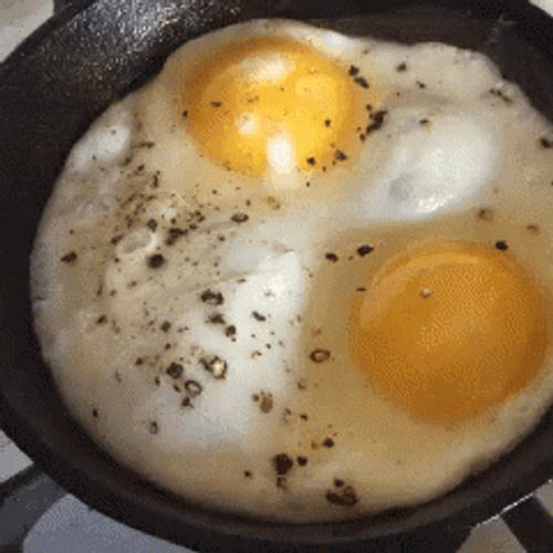 Cooking Sunny Side Up Egg GIF