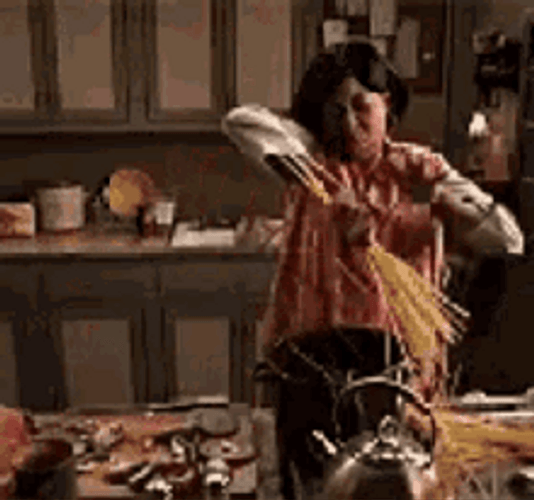 Cooking Very Aggressively GIF