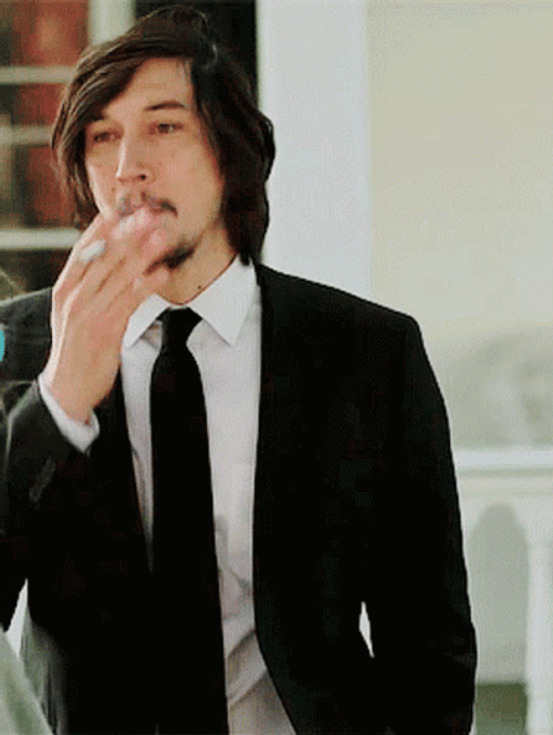 Cool Adam Driver Grooving GIF